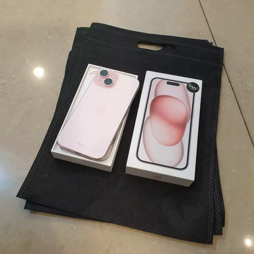Iphone 15 128 pink garansi resmi ibox