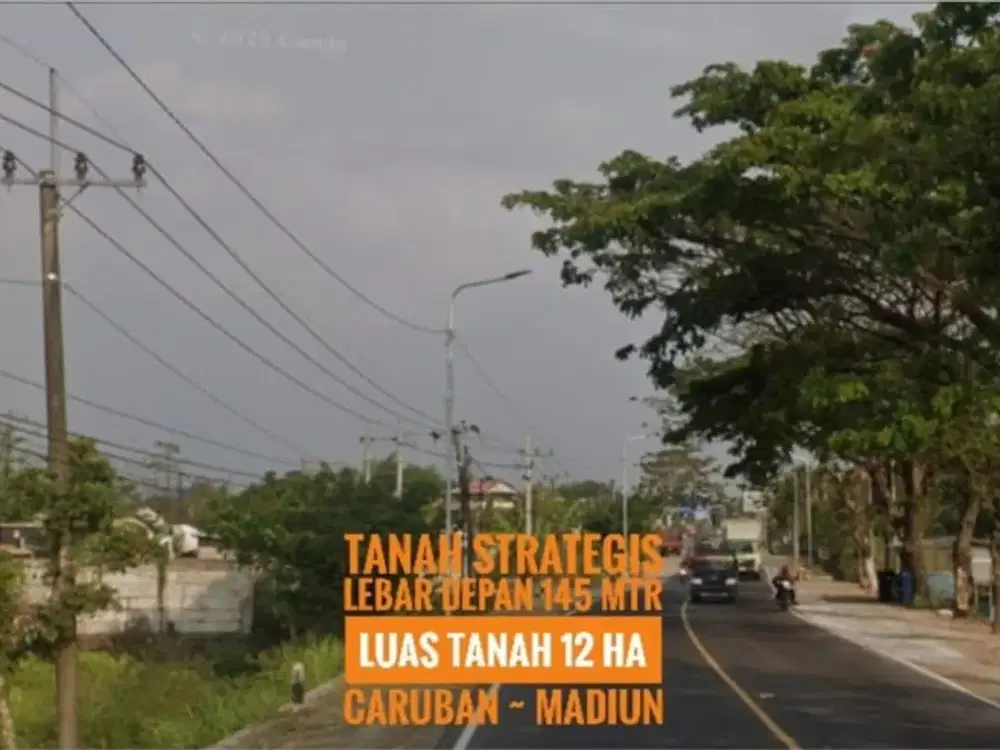 [AD], Tanah Industri LD 145 mtr, dpn Exit TOL Caruban MADIUN, Istimewa
