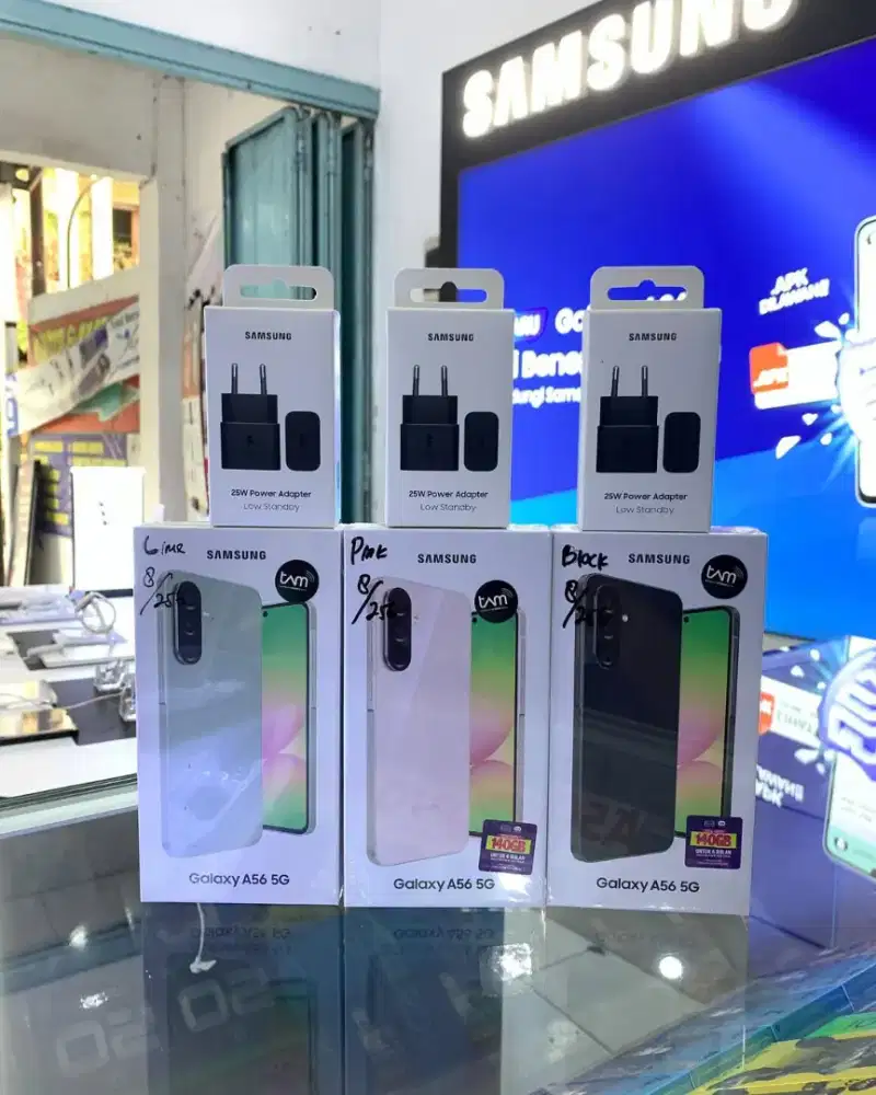 Samsung A56 5G 12/256 GRATIS ADAPTER,Case. Pelunfung layar