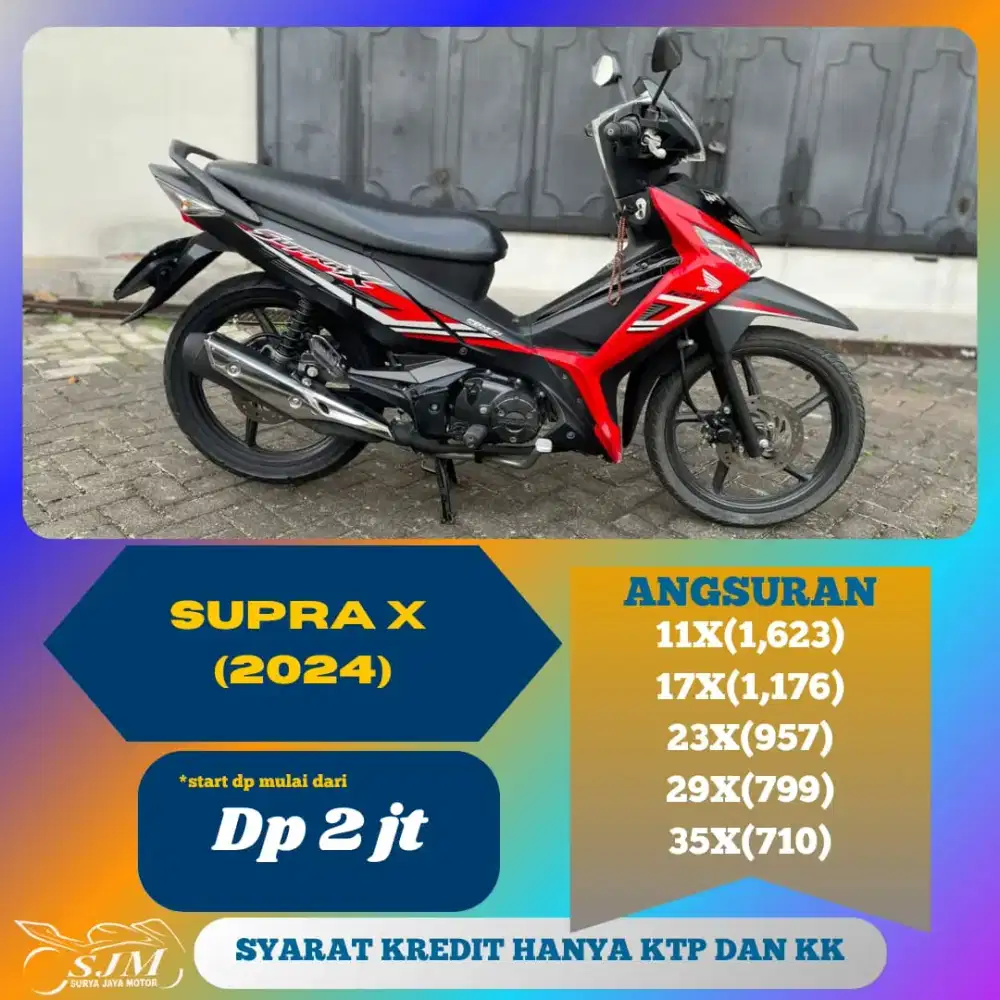 HONDA SUPRA X 125 2024 KONDISI MANTAPP