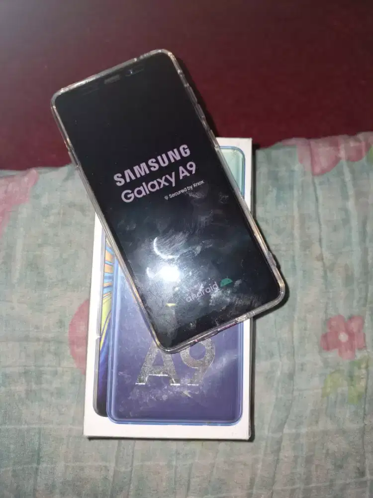 Samsung A9 2018 Warna pink Lengkap 6/128 Bekas Resmi Shadow