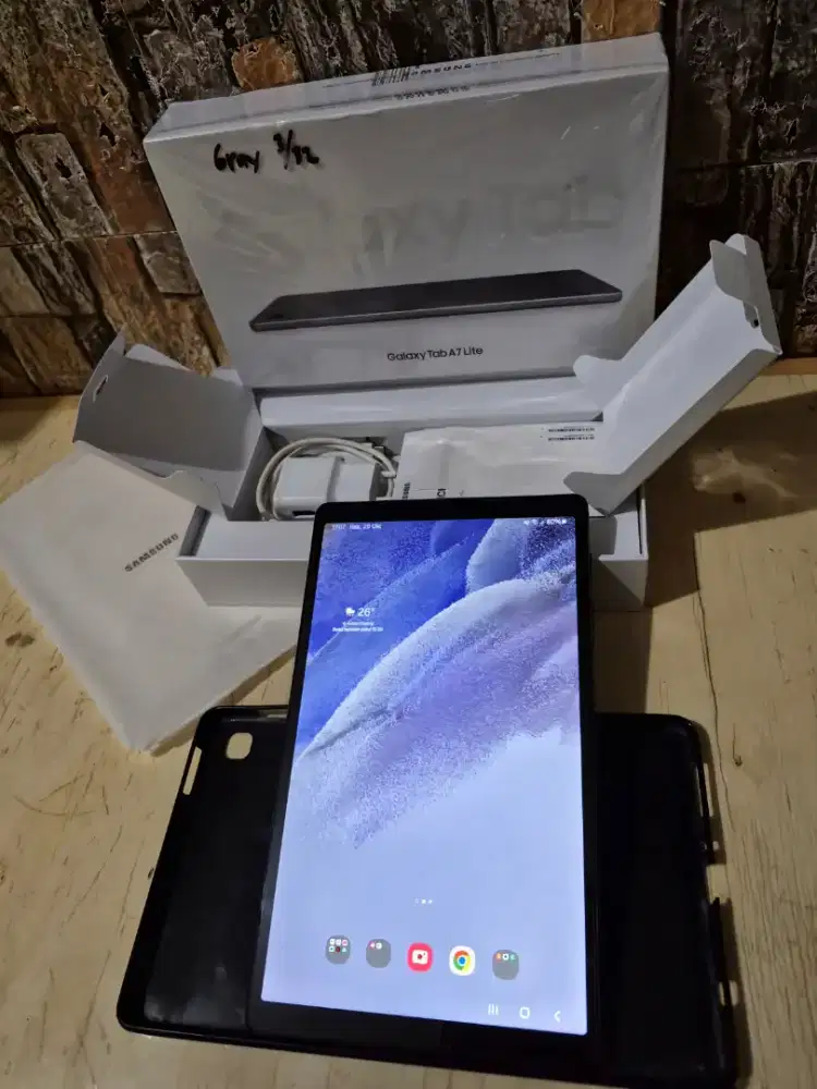 Samsung Galaxy Tab A7 Lite Fullset Mulus No Minus