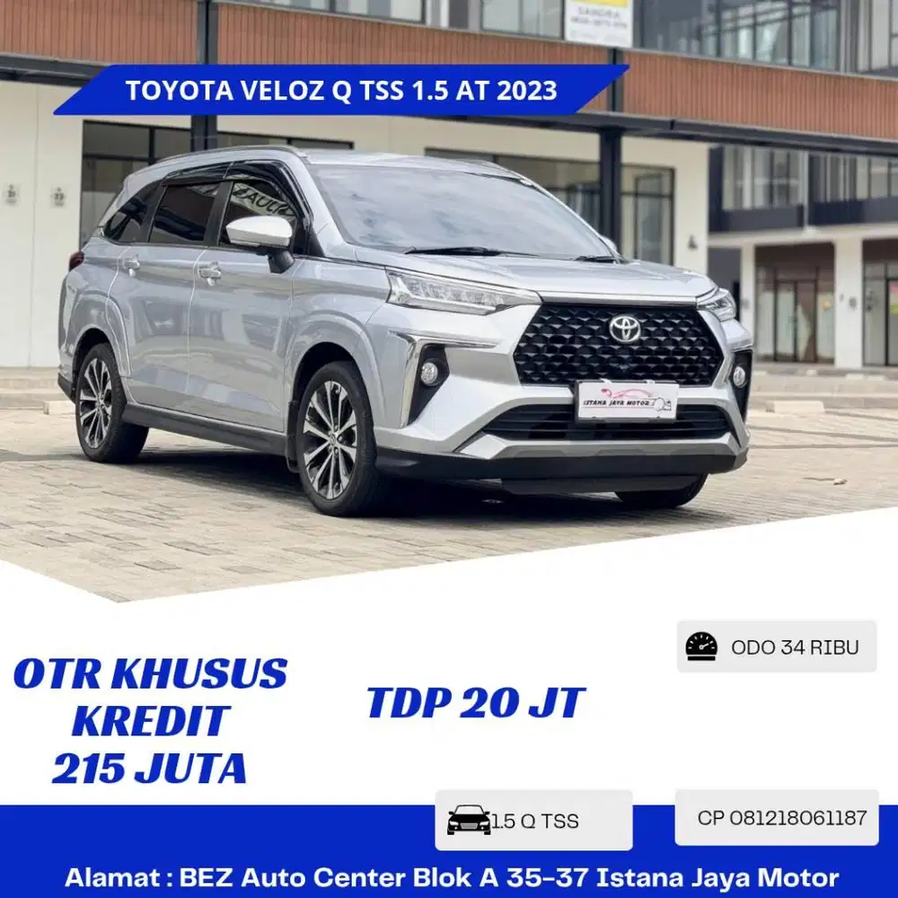 FITUR TSS Toyota Veloz 1.5 Q Automatic 2023 Silver
