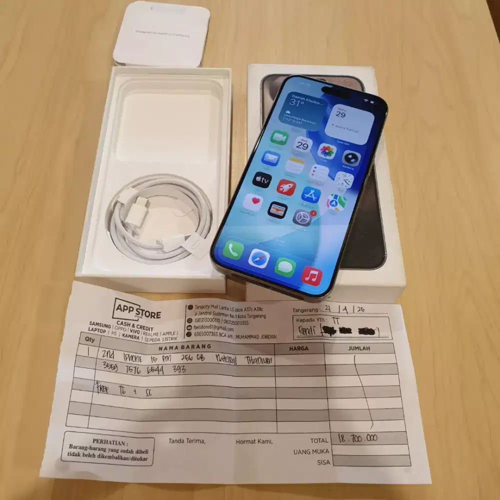 Iphone 15promax 256 ibox mulus