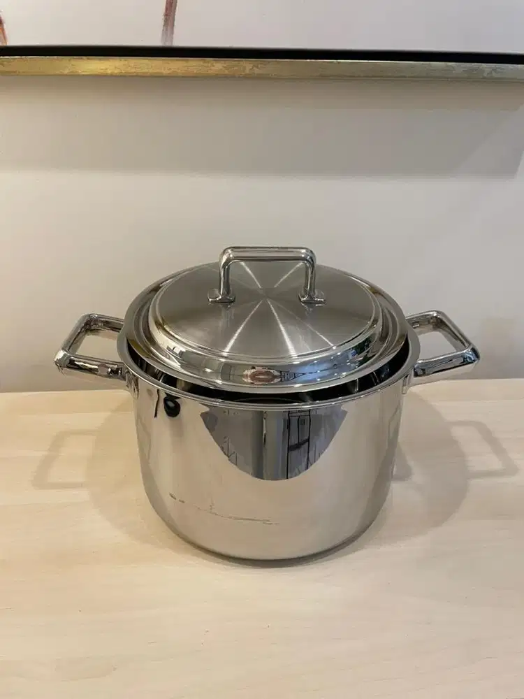 Cookville Panci Black Rose 3 PLy Short Stock Pot 24cm