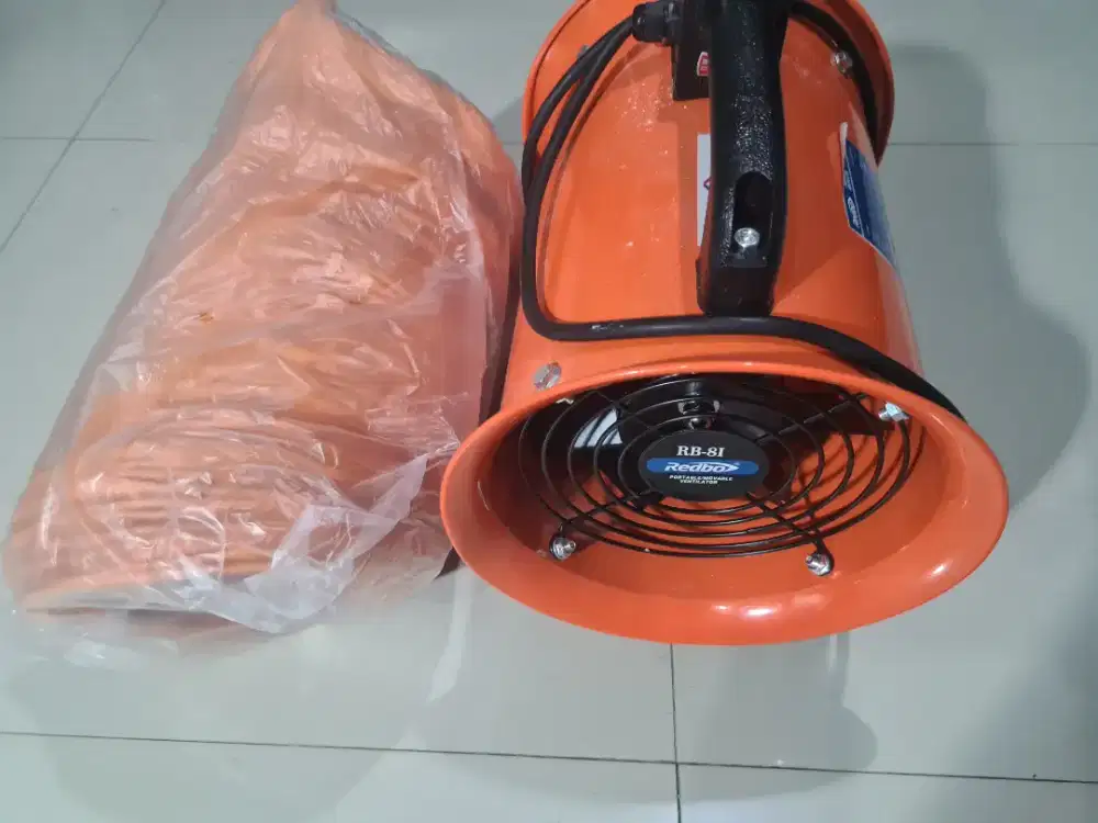 Portable Ventilator Blower 8 + Flexible Duct 5meter