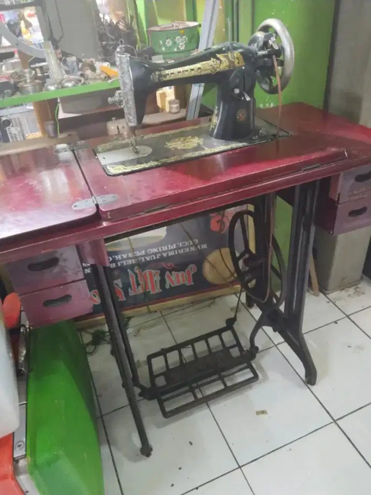 Mesin jahit fullset dinamo