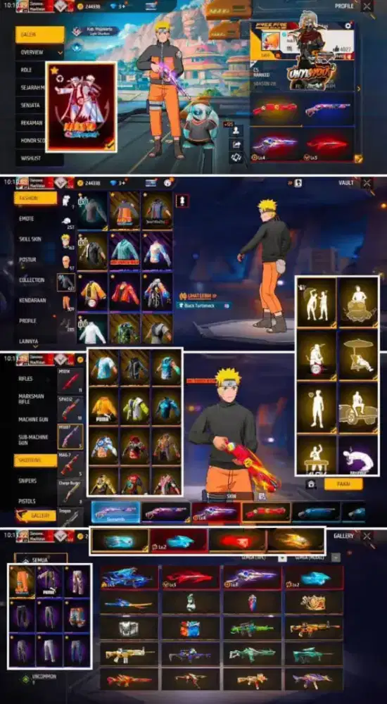 JUAL BELI AKUN FF SULTAN AMAN DAN AMANAH TERPERCAYA LANGSUNG ANMIN