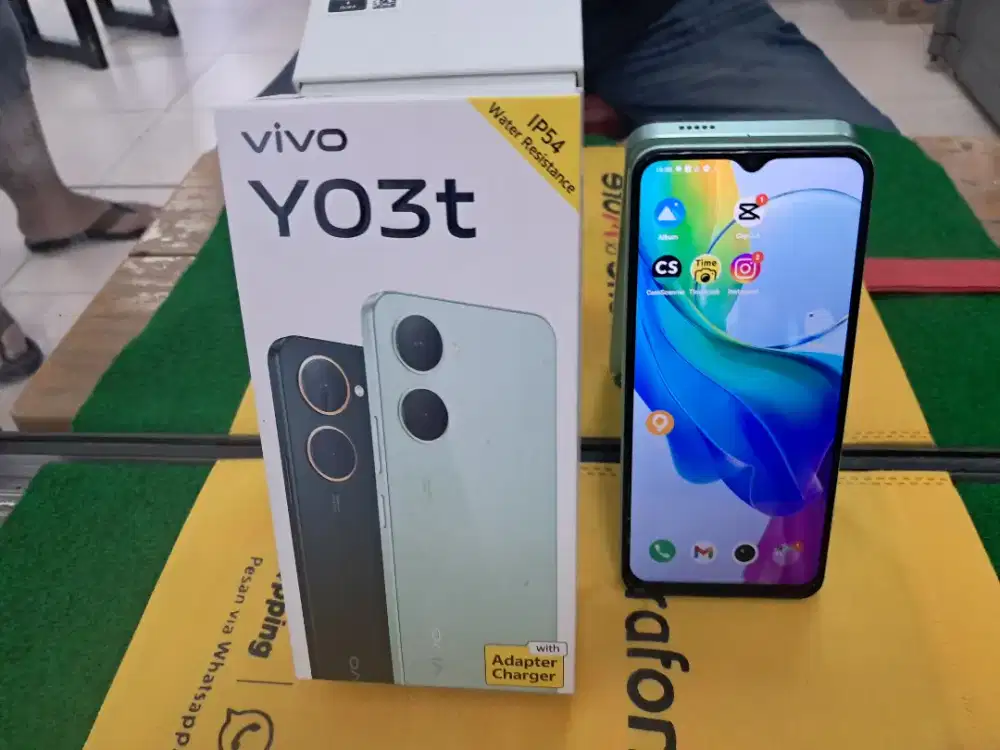 VIVO Y 03 T Ram 4/64 gb mulus lengkap no minus