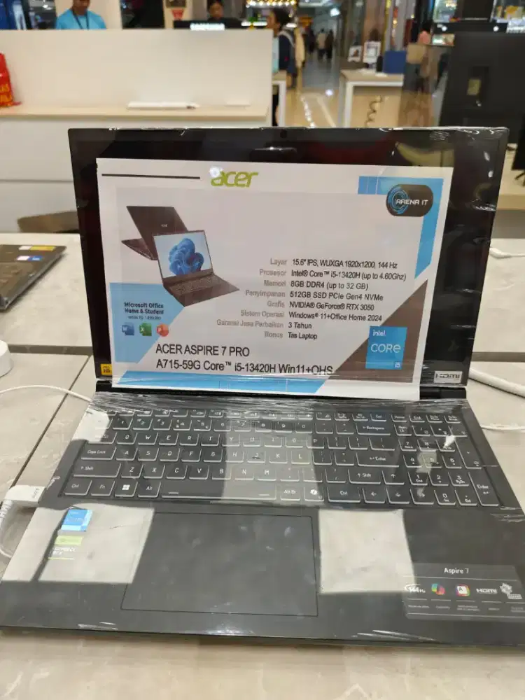 Kredit Laptop Aser Aspire 7 pro via home credit free angsuran 1×