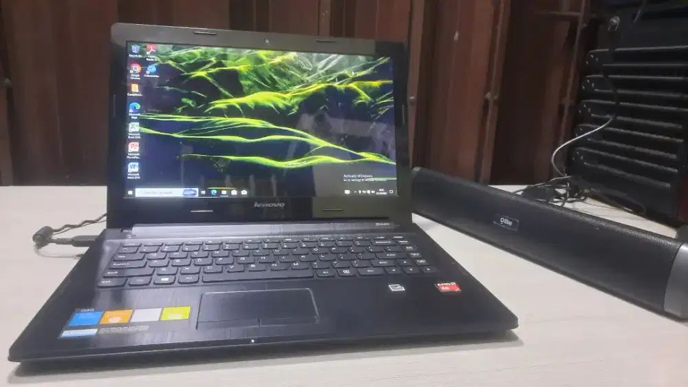 BU Cepat/Laptop Editing Cocok Buat Kuliah Spek Lenovo AMD-A6 Normal