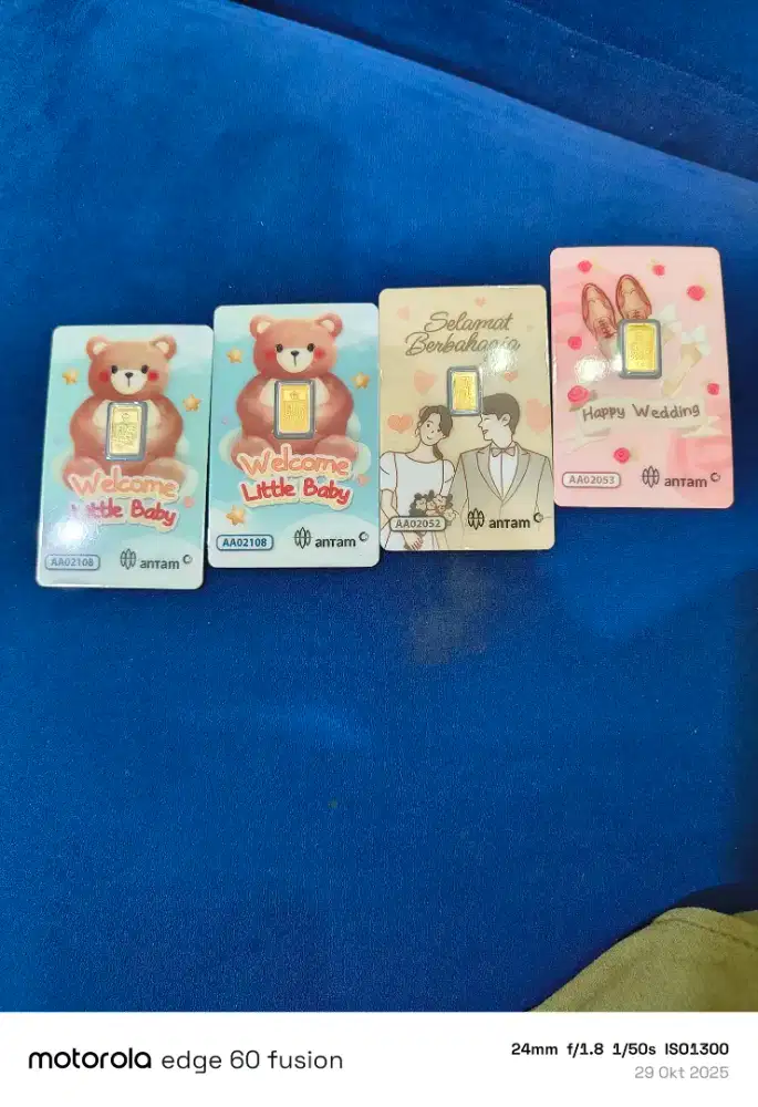 Emas Antam batangan gift series 1gram