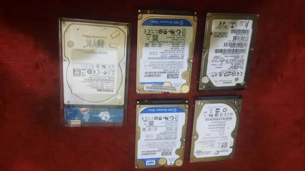 Jual Murah Hdd Laptop Siap  Pakai Normal 100%(500gb-850gb-320gb)CODan
