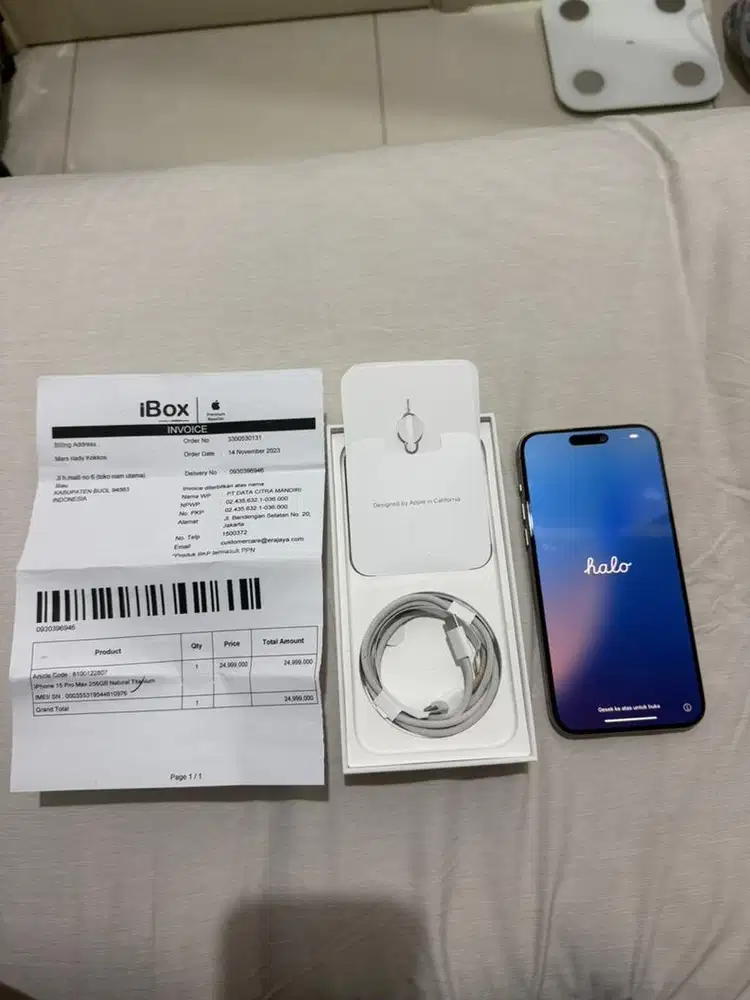 Iphone 15 pro max 256 gb ex ibox
