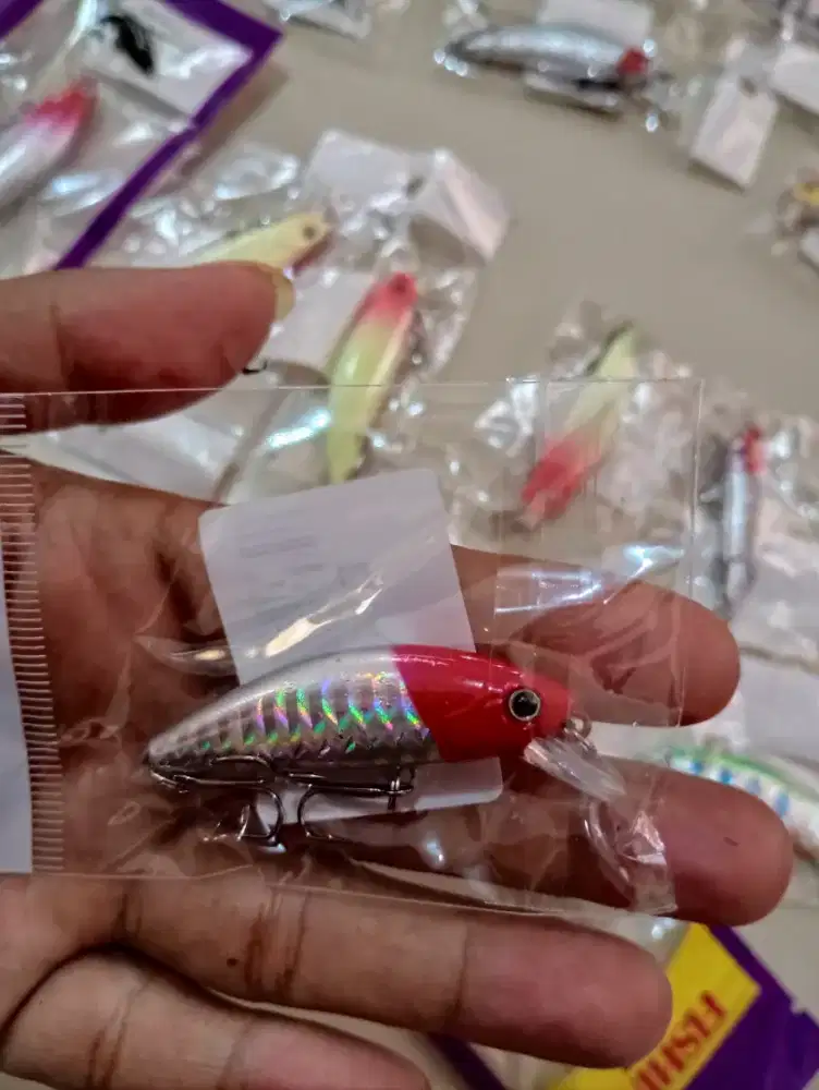 Umpan pancing Minnow casting Warna pilihan