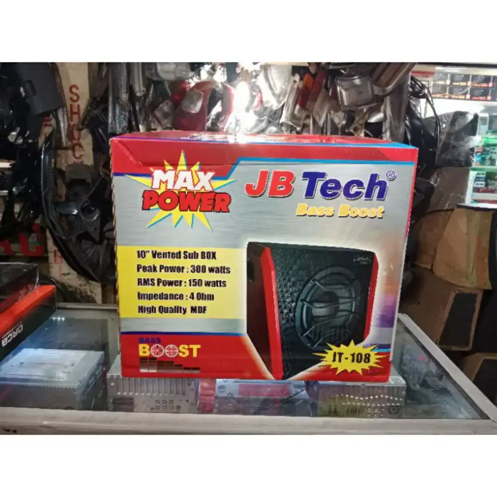 Subwoofer aktif 10 inch JB-TECH + Pasang