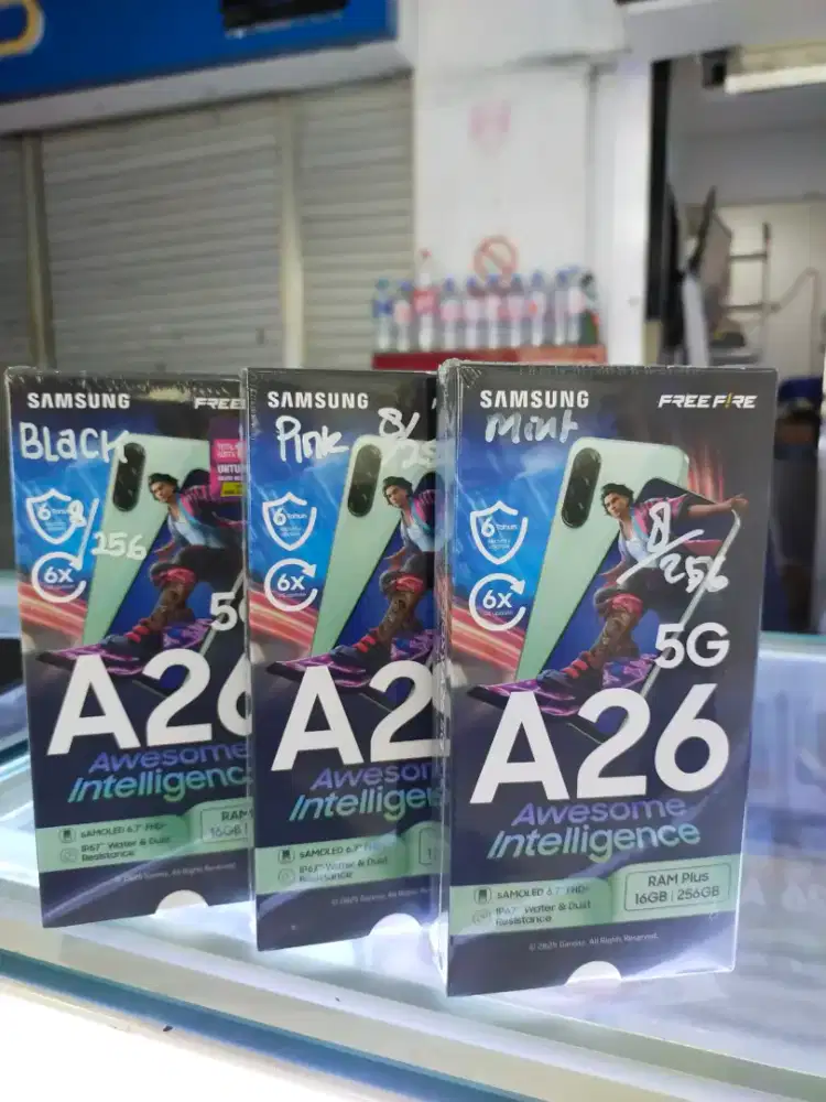 Samsung A26 5g New segel free adaptor 25watt