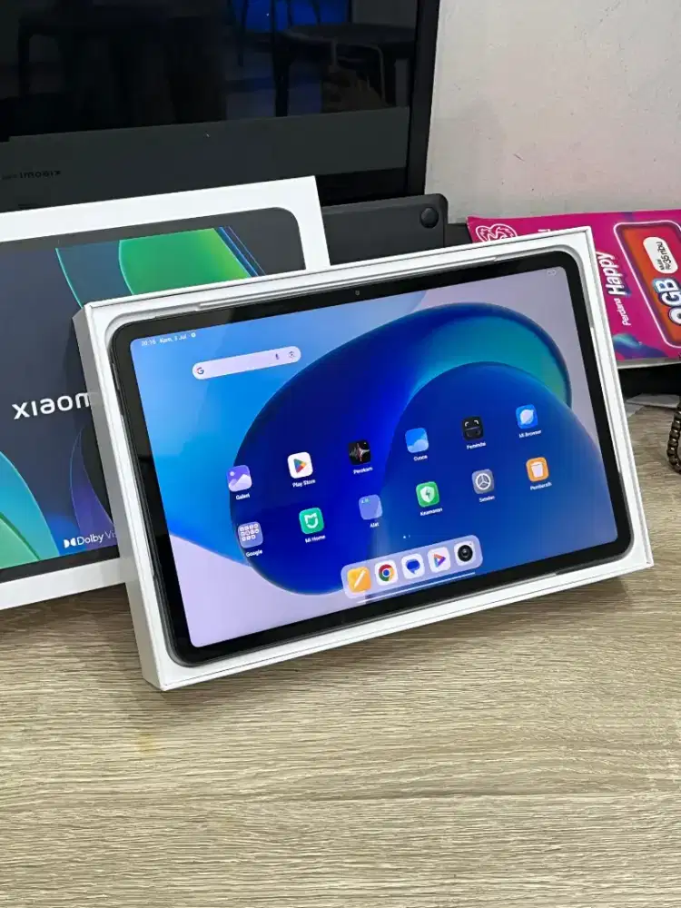 Xiaomi pad 6 8/256gb fulset ada dent aja dikit