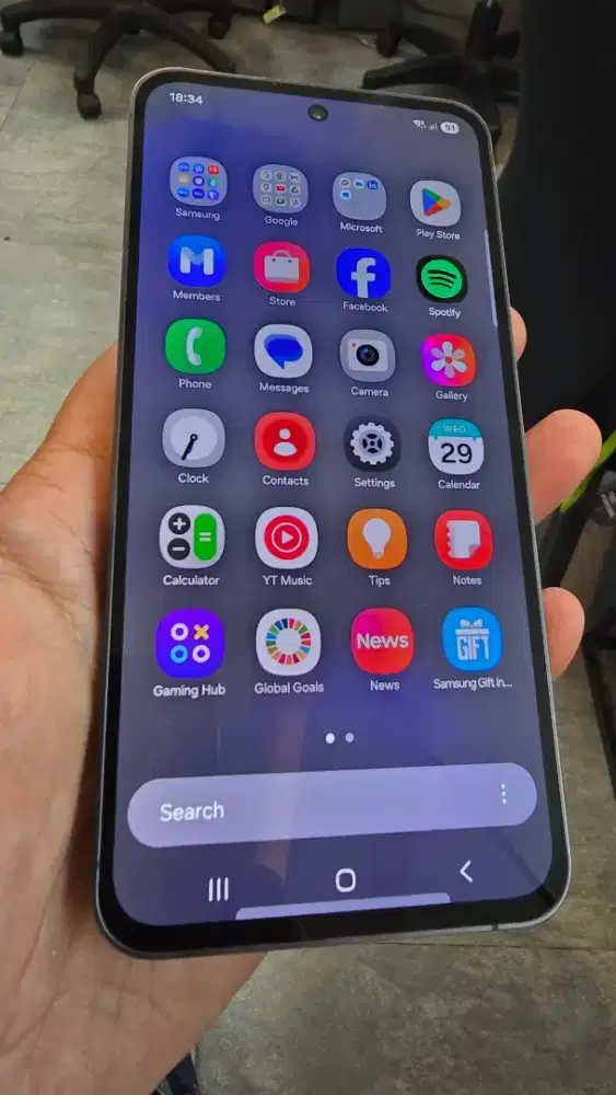 *Samsung S24 FE 8/256, Graphite, SEIN, NO MINUS, GARANSI ON, LENGKAP*