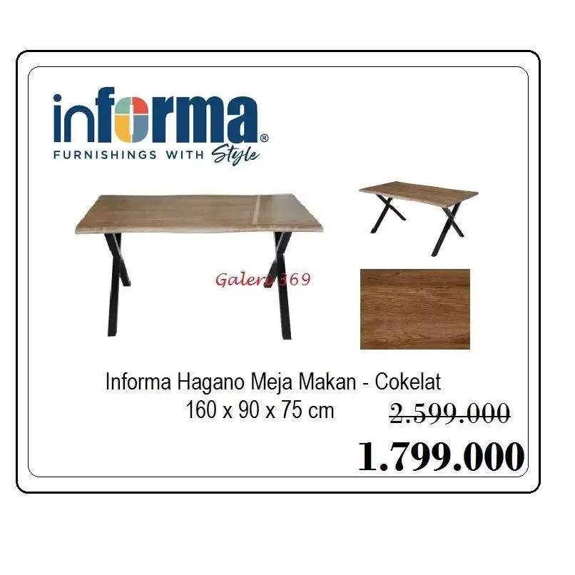 Meja makan informa&meja kecil