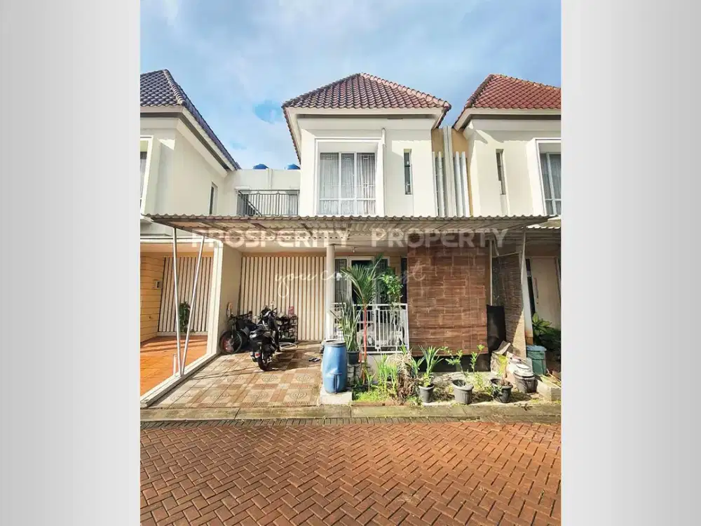 Rumah Full Furnished di Cluster Atlanta Village Sudah renovasi 2 Lantai Hadap Utara 3 Kamar Tidur di Tengah Gading Serpong