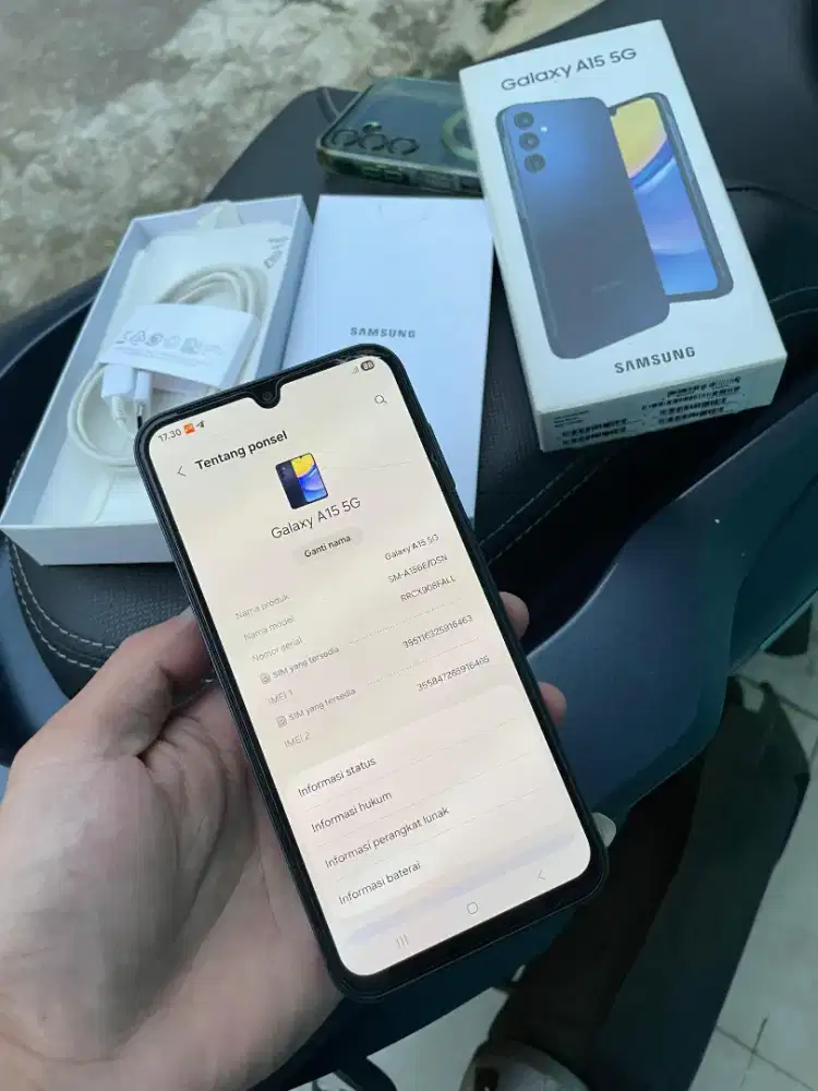 SAMSUNG A15 5G 8/256GB SEIN FULLSET ORIGINAL