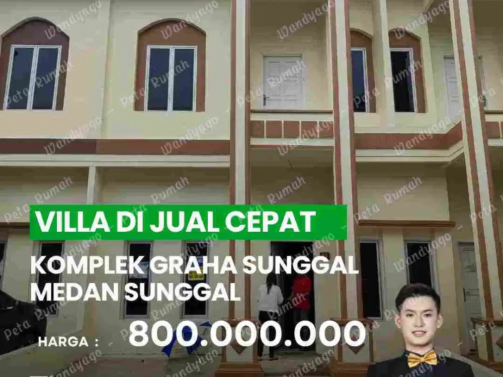 Di Jual Cepat Villa di Komplek Graha Sunggal