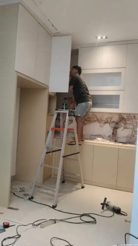 Jasa tukang kitchen set murah