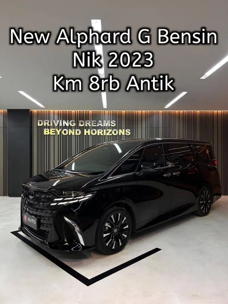 Alphard 2.5 G Bensin AT Nik 2024/2023 Waranty On Good Conditions