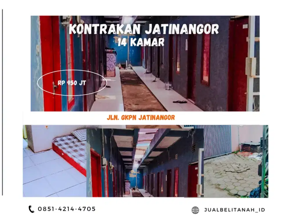 DIJUAL MURAH KOSAN AREA JATINANGOR 14 KAMAR SHM READY