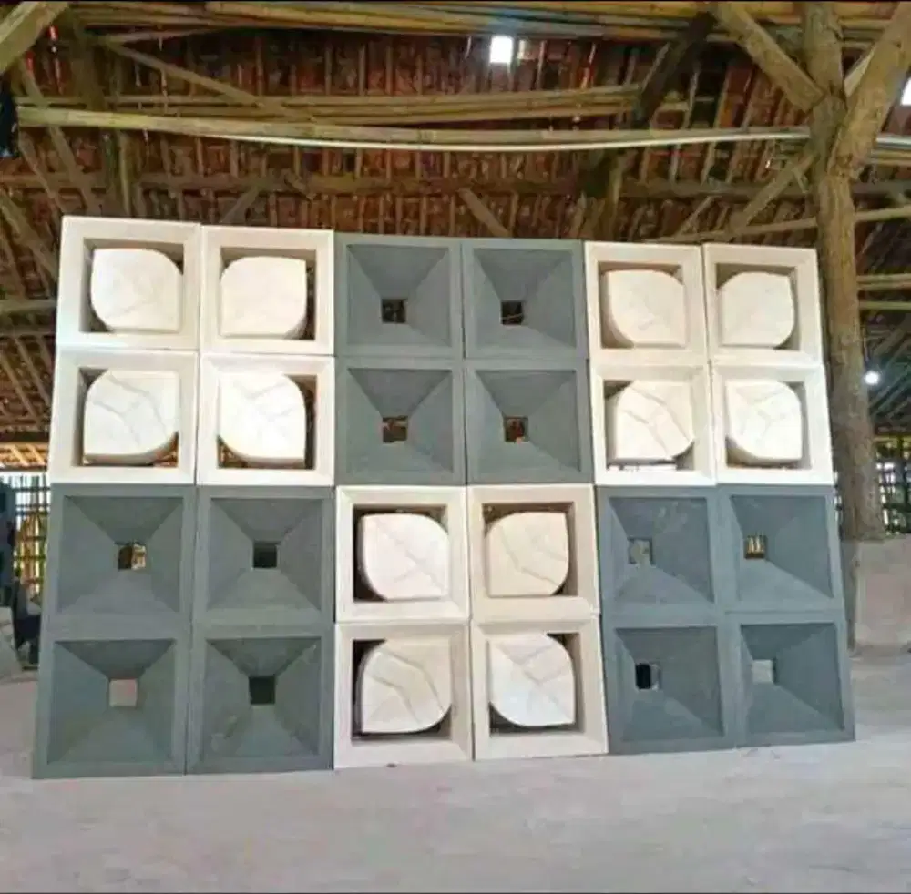 Roster beton minimalis modern