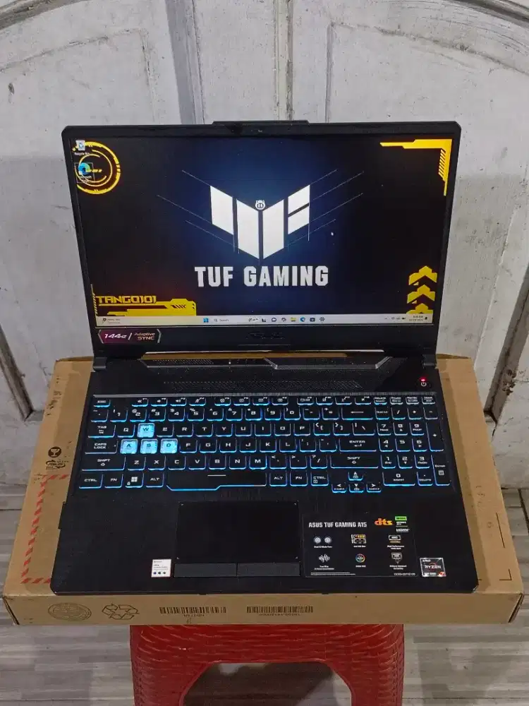 Dijual Cepet ASUS TUF Gaming A15 FA506NFR Ryzen 7 7435HS Ram 8/512GB