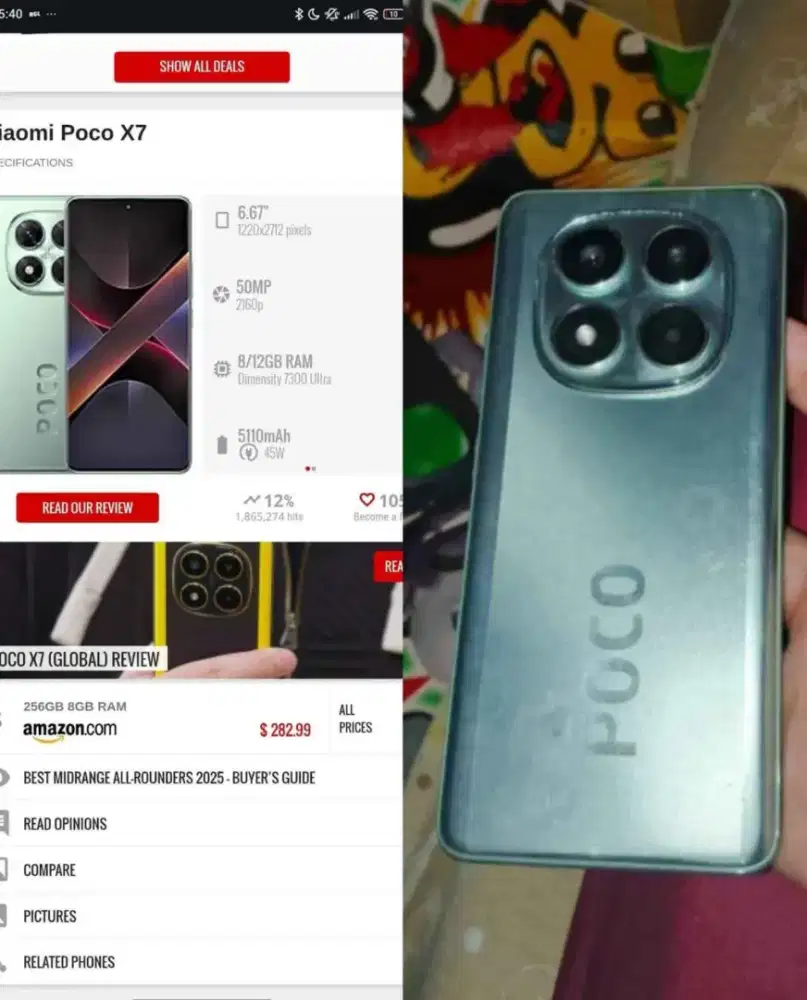 xioami poco x7 8/256