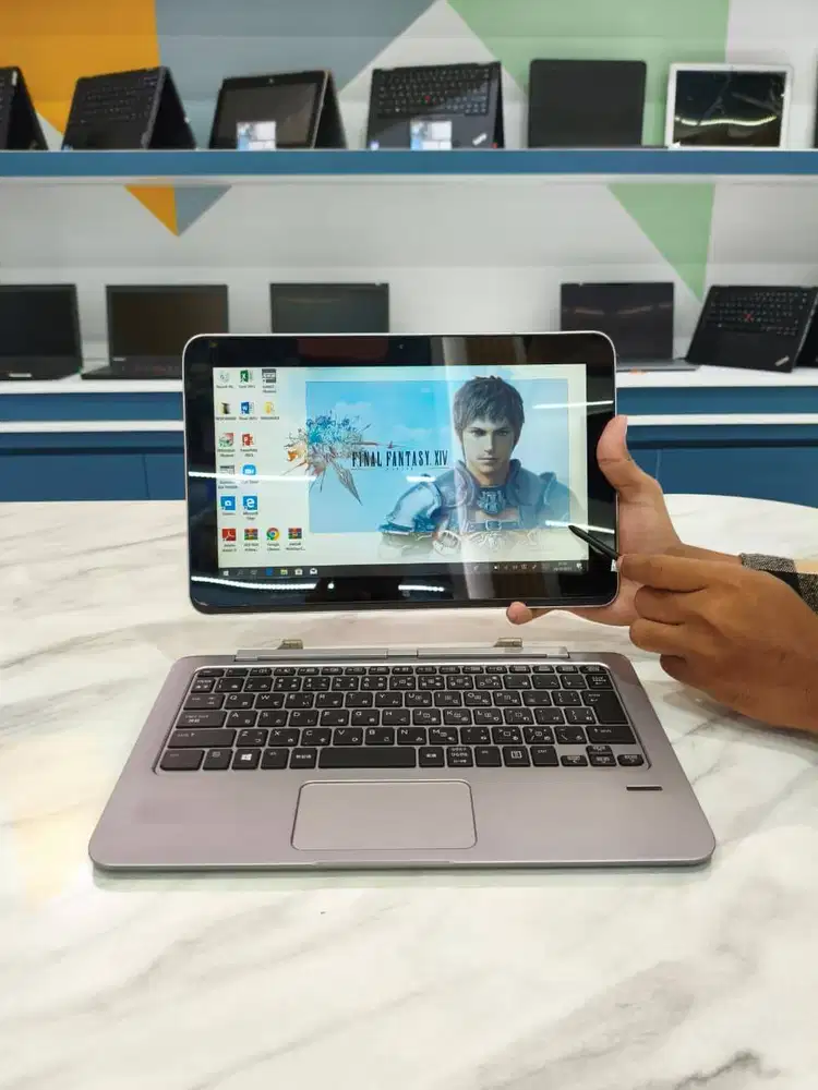 [H09] Laptop 2in 1 flip touchscreen 8GB SSD 12inch Cocok Untuk Kuliah