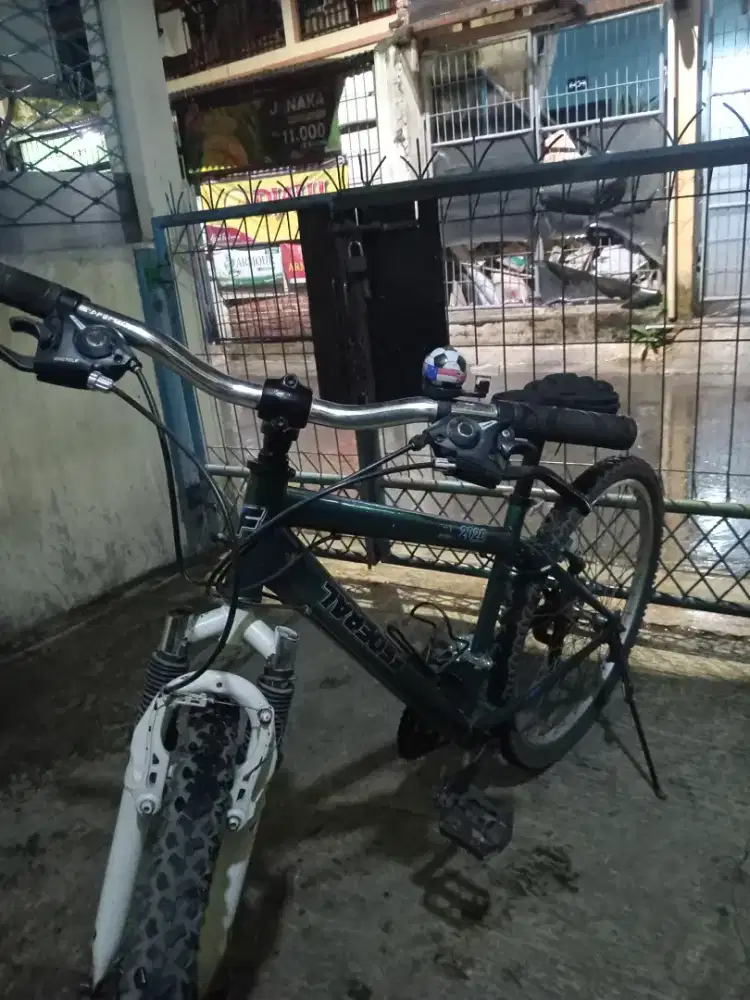 Pedral ukuran 26x175 gigi 3x7 speed masih enak di goes