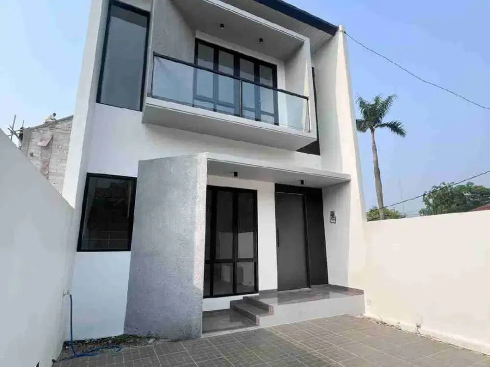 Dijual Rumah Modern Minimalis Dalam Cluster, Lokasi Strategis di Pondok Aren
