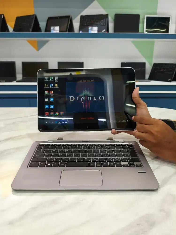 [H09]Laptop 2in1 flip touchscreen 8GB SSD 12inch Cocok Untuk Mahasiswa