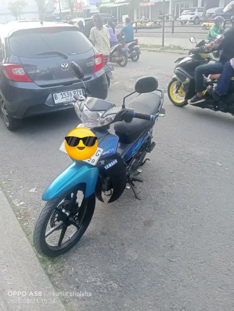 Tukar tambah fiz , Yamaha Vega r new 2008 pajak jalan kaleng panjng