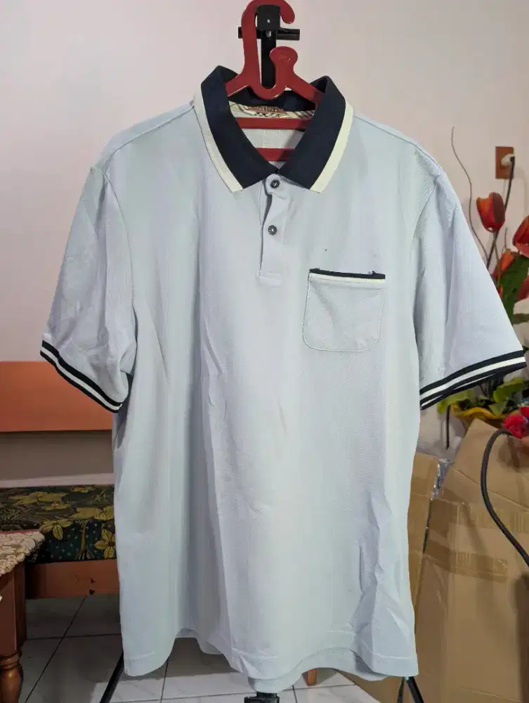 Ivy Club Polo Shirt / Kaos Polo, Cotton Size XL LD 115