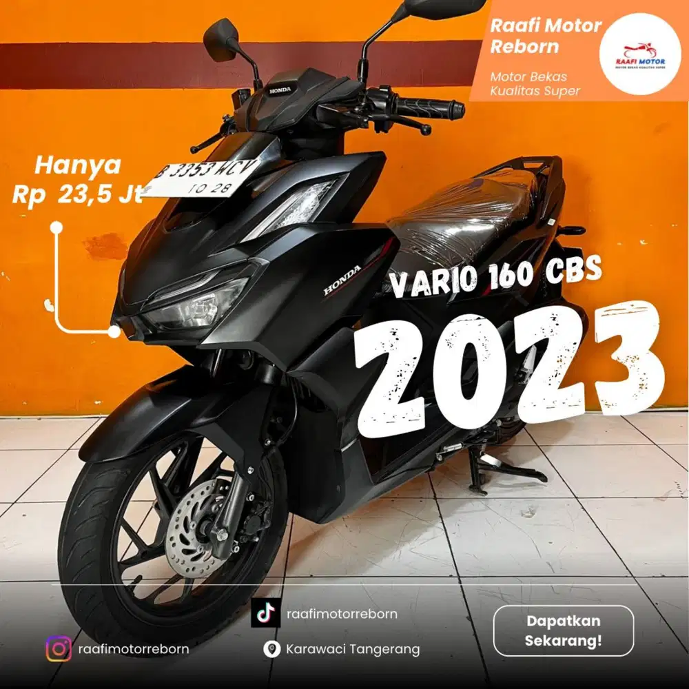 HONDA VARIO 160 CBS 2023 SECOND SEPERTI BARU & BERGARANSI CASH/KREDIT