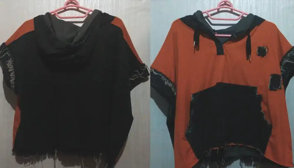 Hoodie jeans mix kaos