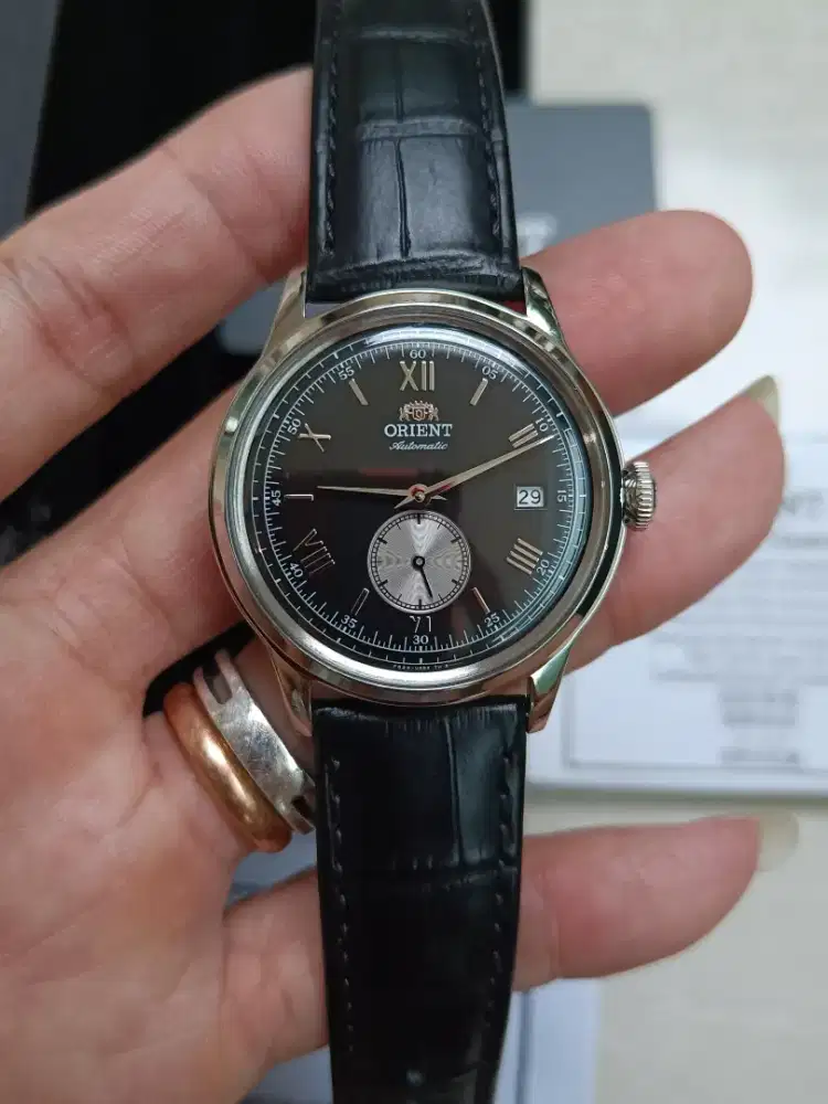 Orient bambino small second RA AP0101B automatic original bekas sekali