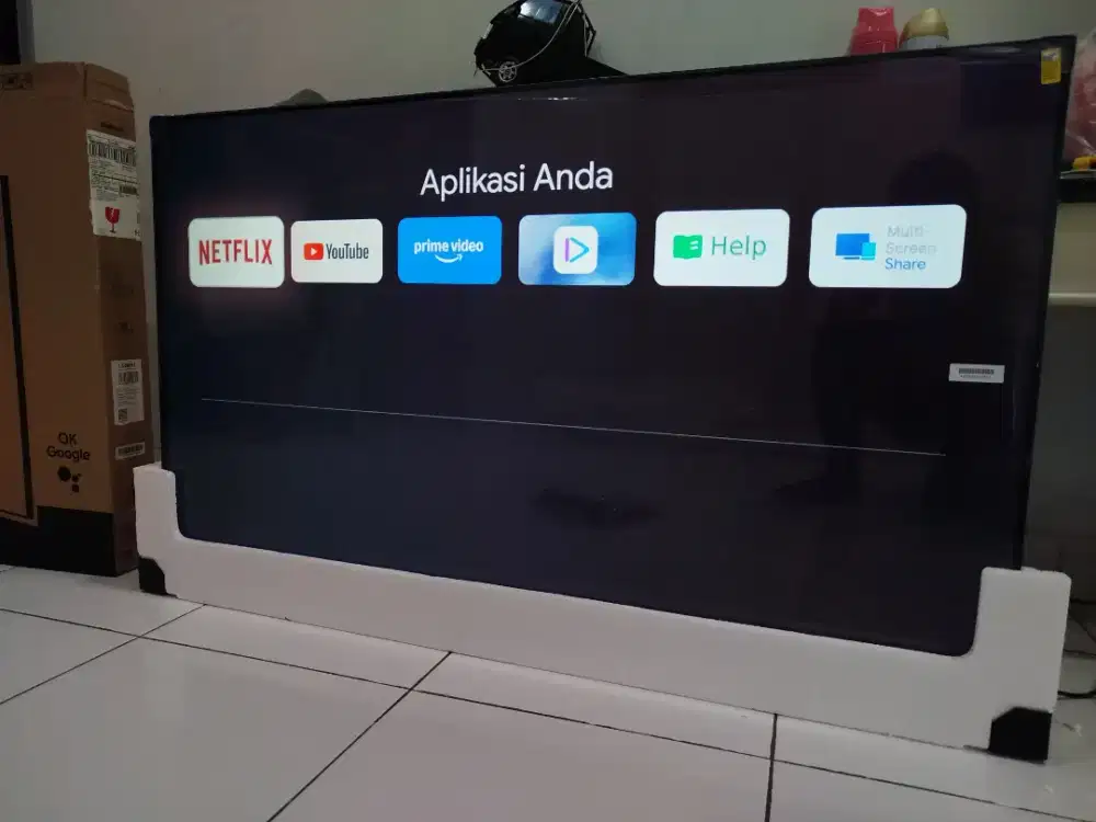 Android TV Changhong 50 inch. Baru