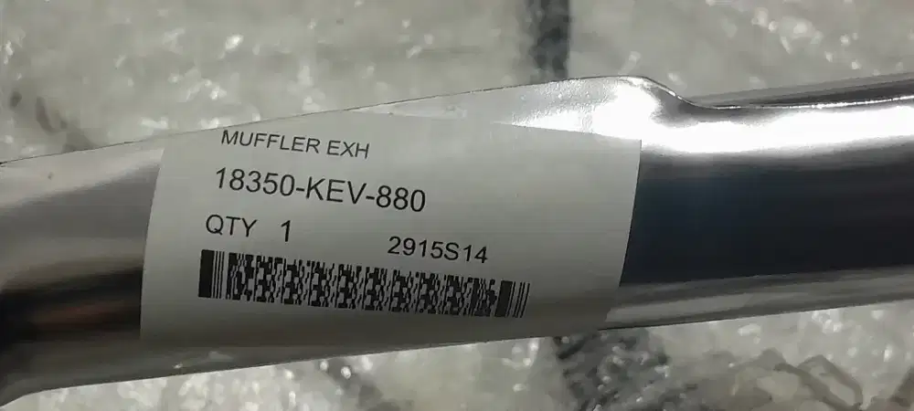 Knalpot original honda supra x 100  KEV - AHM