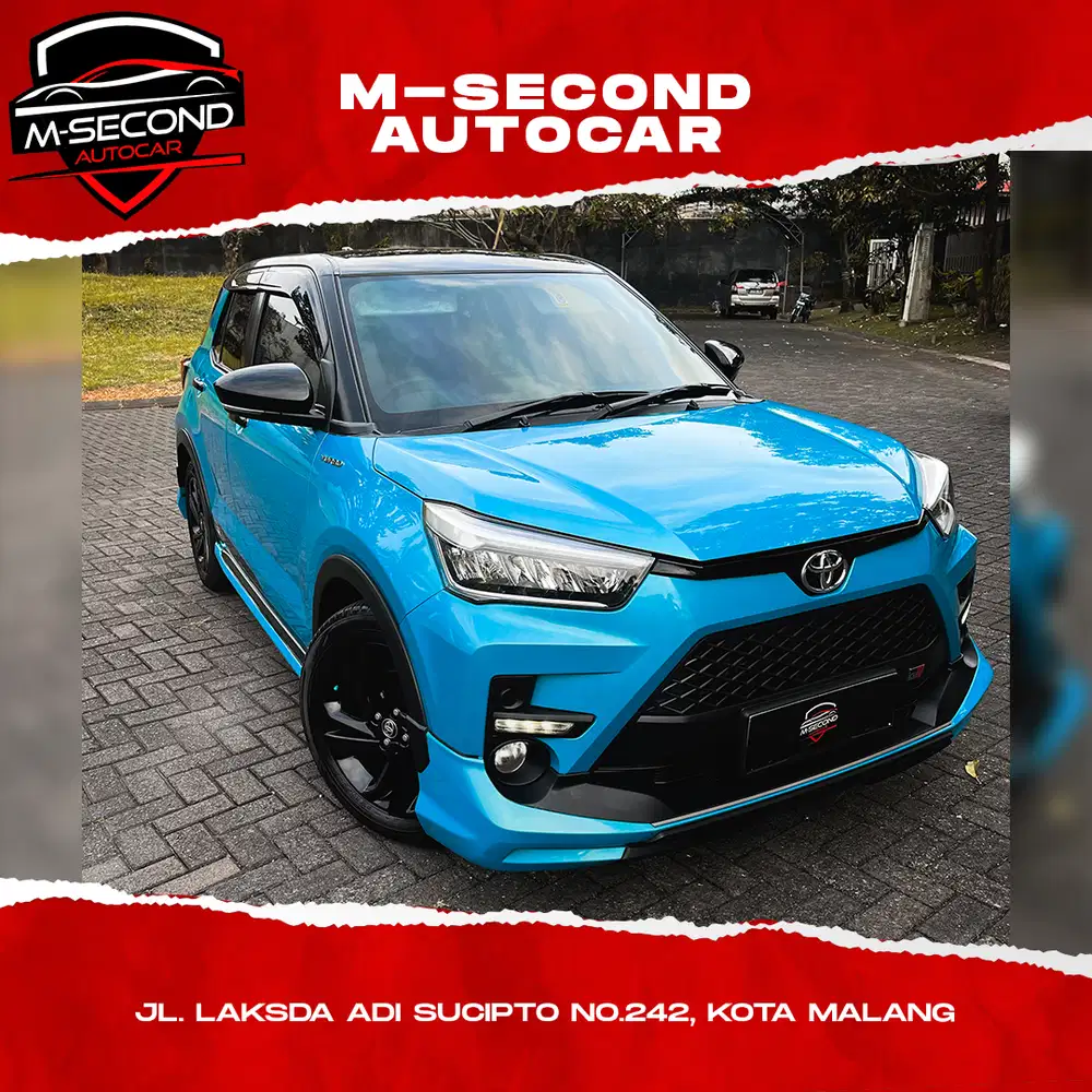 Toyota Raize Turbo 1.0 Bensin Matic Two Tone A/T 2022 Biru Raiz Turbo