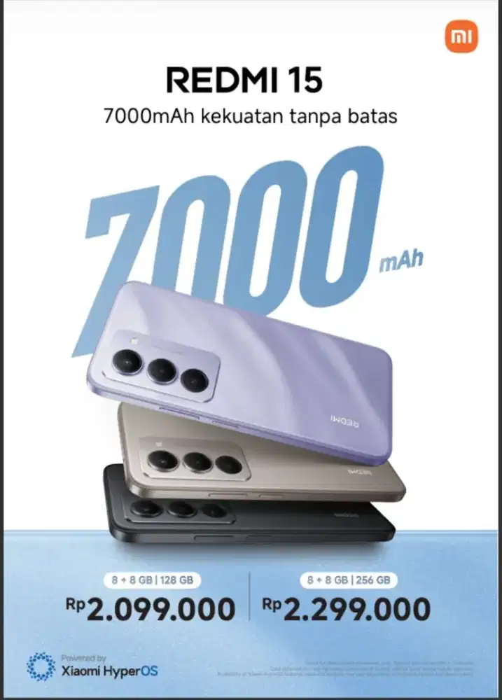 Redmi 15 Ram 8gb