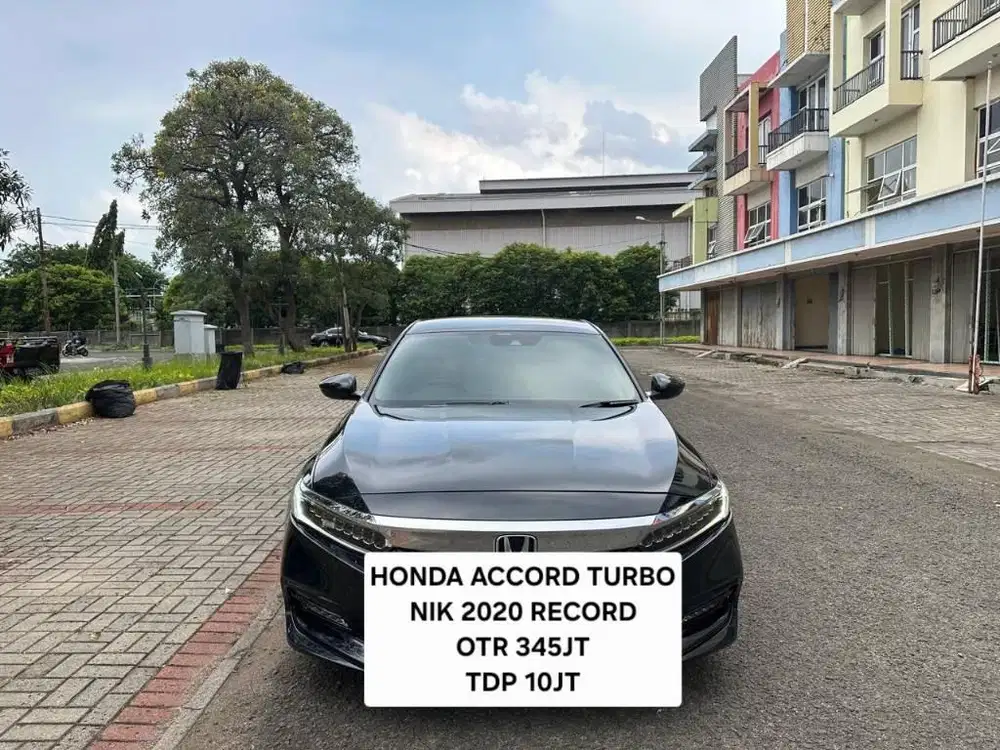 HONDA ACCORD 2020 TDP10 jt  2021 TURBO 1.5 / 2022 hitam
