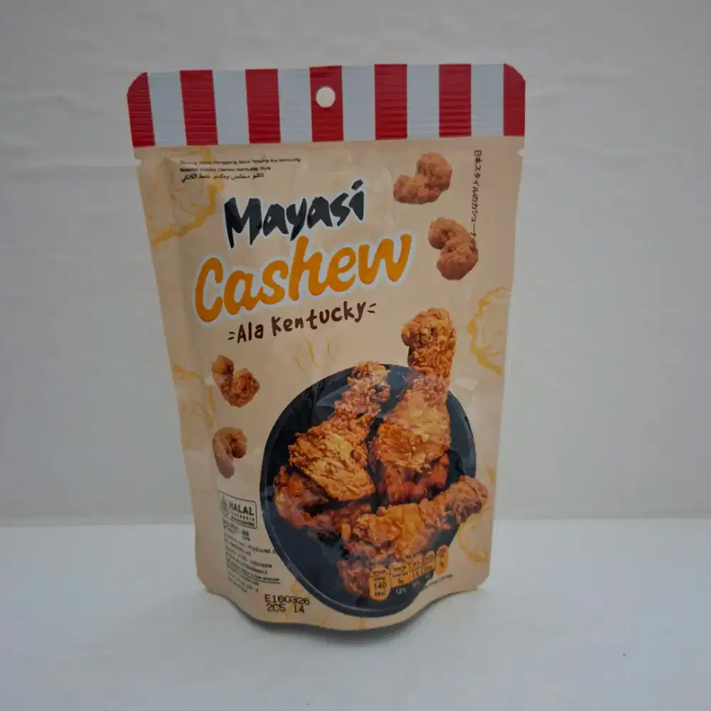 HARGA PROMO: Kacang mede panggang salut tepung ala Kentucky (35 gram)