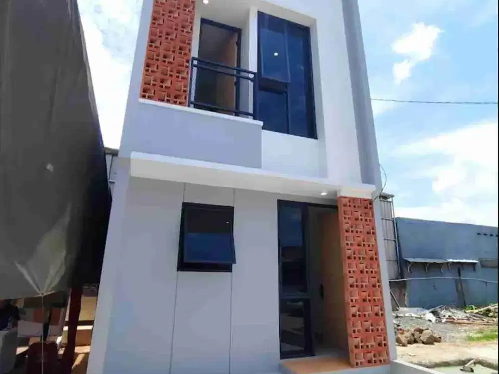 Rumah Modern Ready akses 9 menit ke Tol Cisalak & 12 menit ke LRT cibubur
