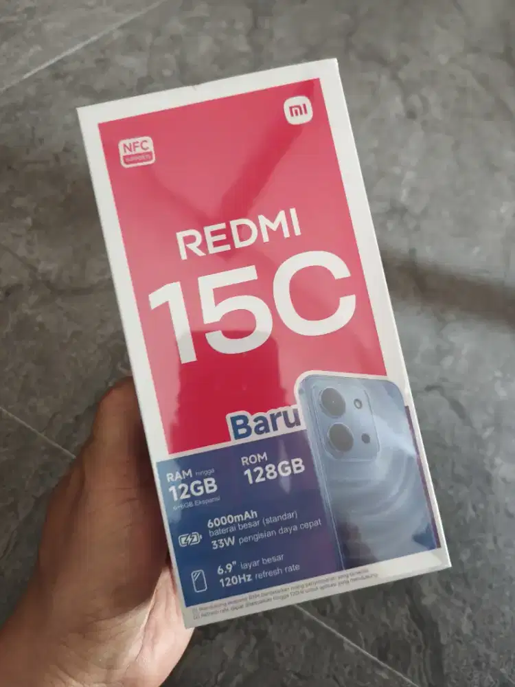 NEW REDMI 15C 6/128 RESMI 15 BL XIAOMI